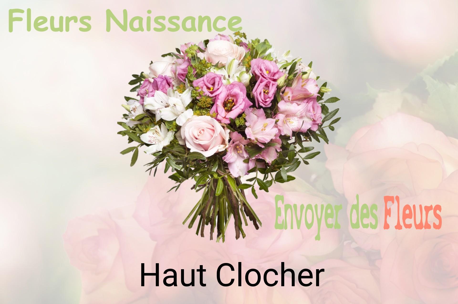 Bouquet de fleurs de naissance livré à Haut-Clocher